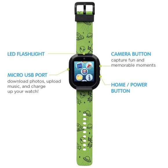 New Boys Silicone Strap Smartwatch Watch STEM TOY Telling Time Camera Help your - Picture 6 of 12